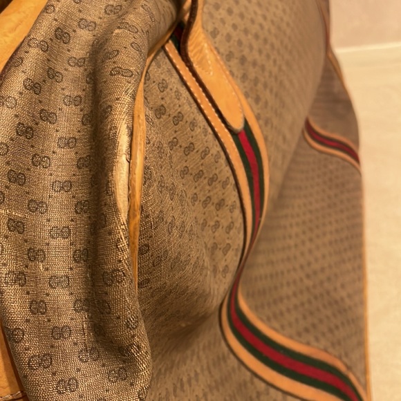 GUCCI VINTAGE large suitcase - Picture 10 of 16